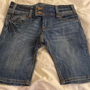 Vintage Women’s Low Rise Blue Denim Shorts